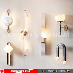 230722. Wall light Sketchup 3D Models