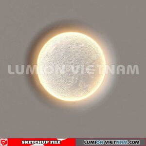 230722. Wall light Sketchup Enscape 3D Models