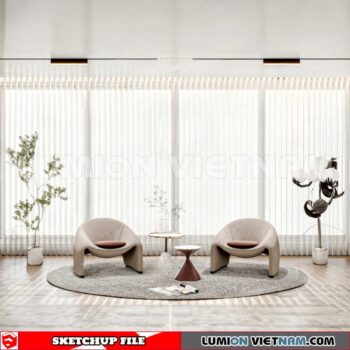 230729. Curtains Sketchup 3D Models