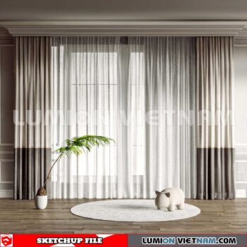 230729. Curtains Sketchup 3D Models