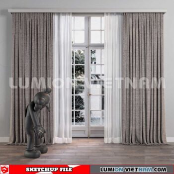 230729. Curtains Sketchup 3D Models
