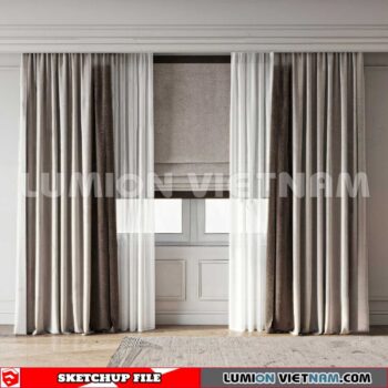 230729. Curtains Sketchup 3D Models