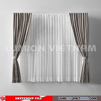 230729. Curtains Sketchup 3D Models