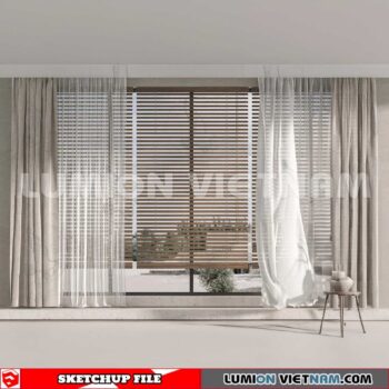 230729. Curtains Sketchup 3D Models