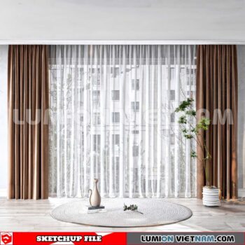 230729. Curtains Sketchup 3D Models