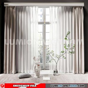 230729. Curtains Sketchup 3D Models