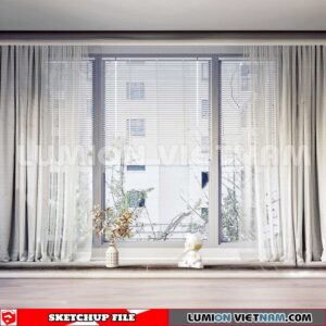 230729. Curtains Sketchup 3D Models