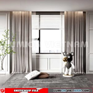 230729. Curtains Sketchup 3D Models
