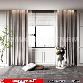 230729. Curtains Sketchup 3D Models