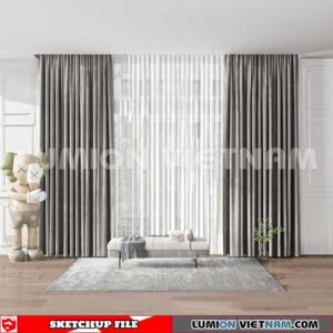 230729. Curtains Sketchup 3D Models