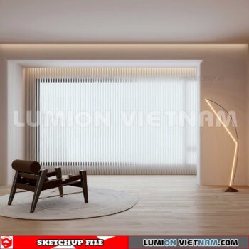 230729. Curtains Sketchup 3D Models