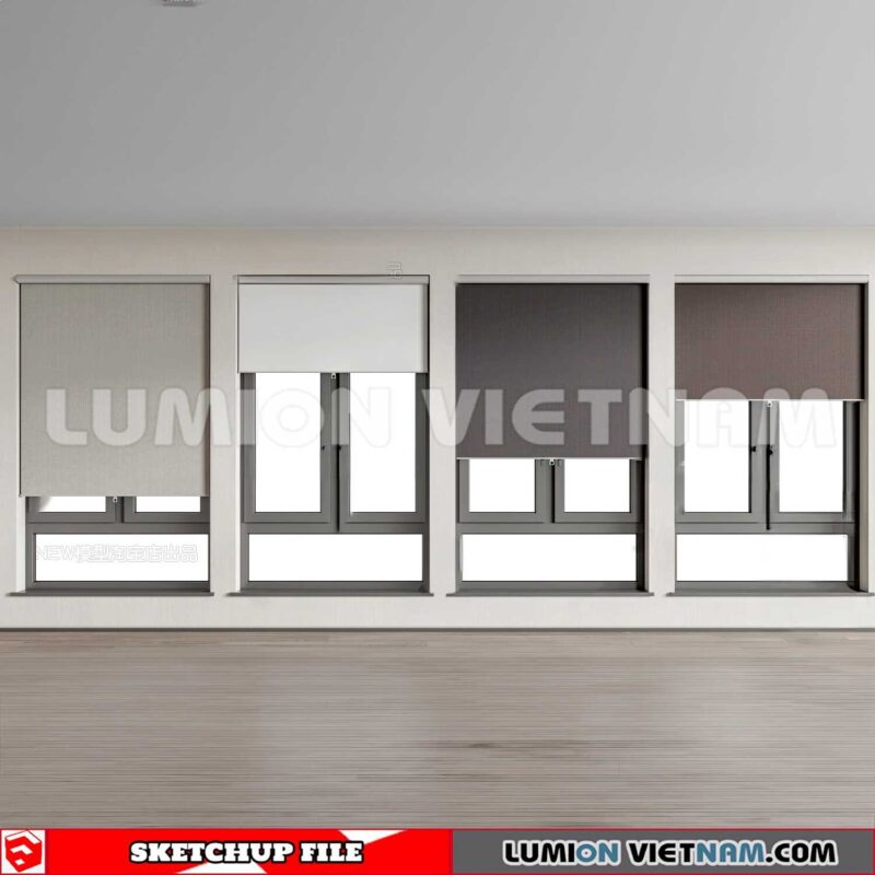 230729. Curtains Sketchup 3D Models