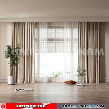 230729. Curtains Sketchup 3D Models