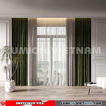 230729. Curtains Sketchup 3D Models