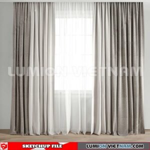 230729. Curtains Sketchup 3D Models