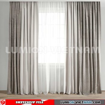 230729. Curtains Sketchup 3D Models