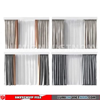 230729. Curtains Sketchup 3D Models