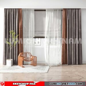 230729. Curtains Sketchup 3D Models
