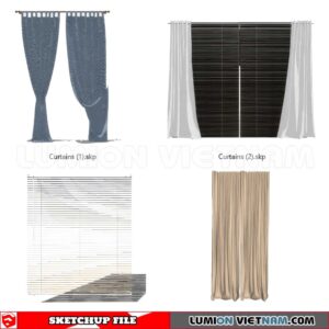 230729. Curtains Sketchup 3D Models