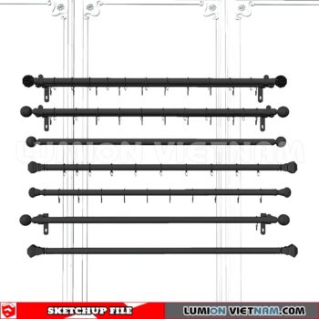 230729. Curtains Sketchup 3D Models