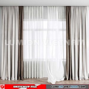 230729. Curtains Sketchup 3D Models