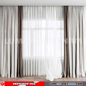 230729. Curtains Sketchup 3D Models