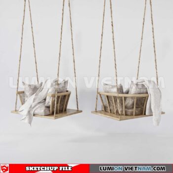 230806. Swing Chairs Sketchup 3D Models