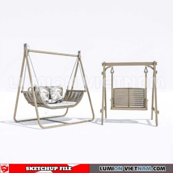 230806. Swing Chairs Sketchup 3D Models