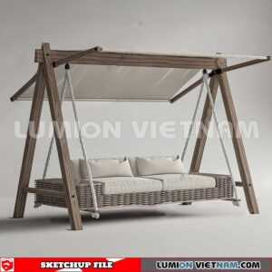 230806. Swing Chairs Sketchup 3D Models