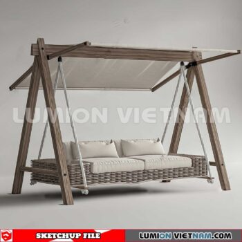 230806. Swing Chairs Sketchup 3D Models