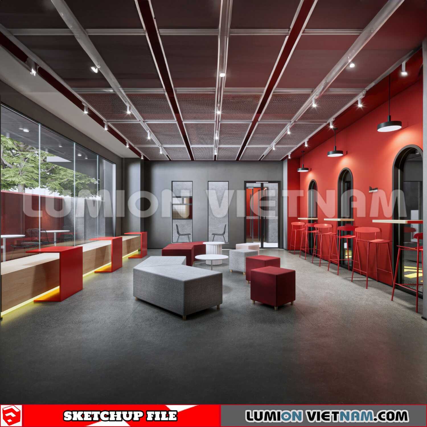 230819-Office-Room-18-Sketchup-Models