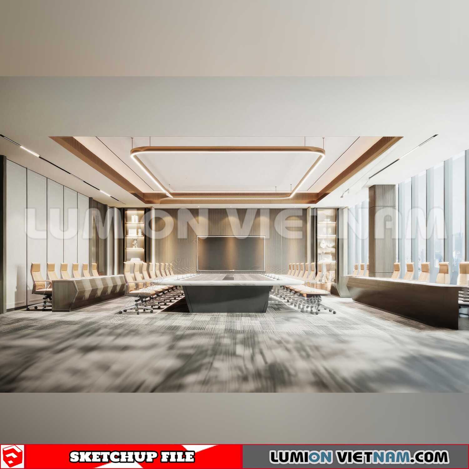 230819-Office-Room-26-Sketchup-Models