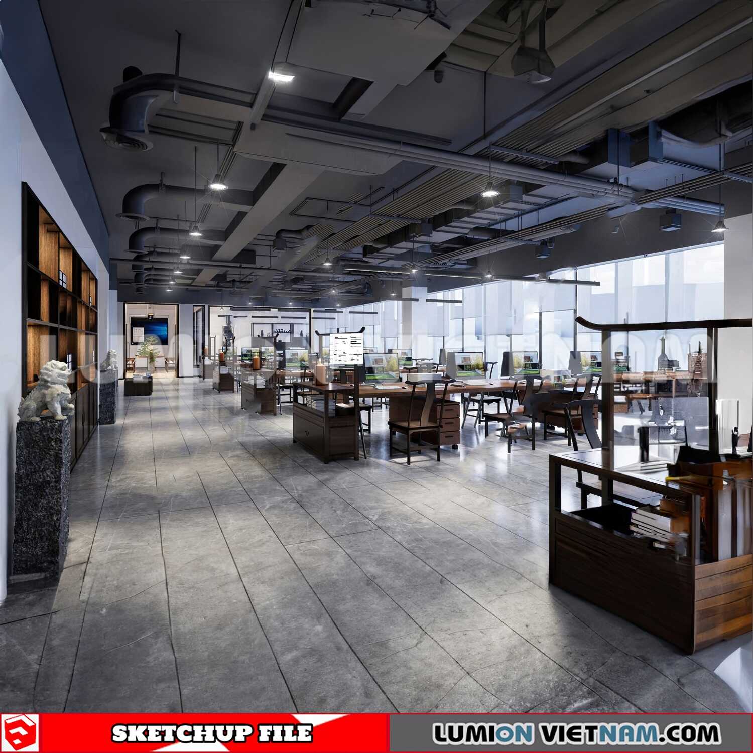 230819-Office-Room-36-Sketchup-Models