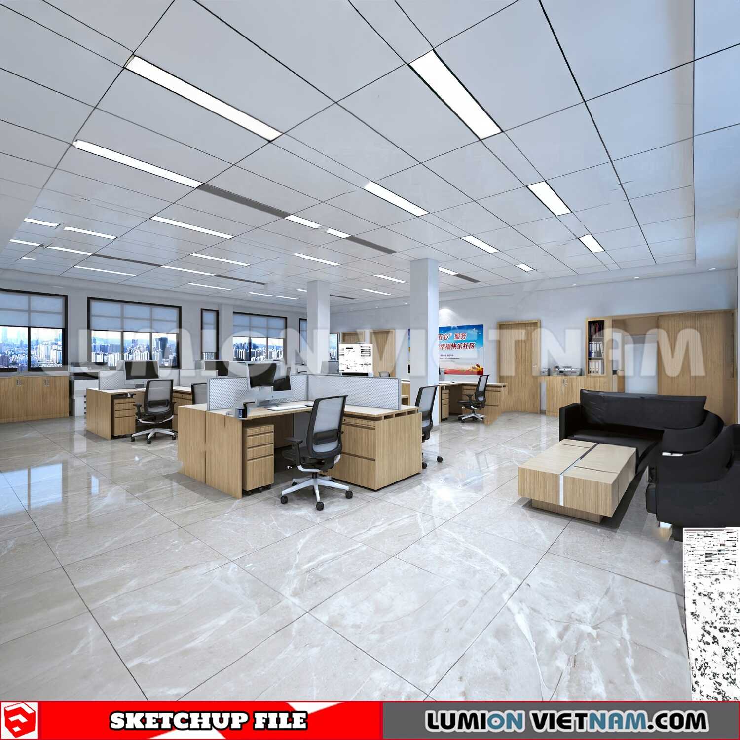 230819-Office-Room-37-Sketchup-Models