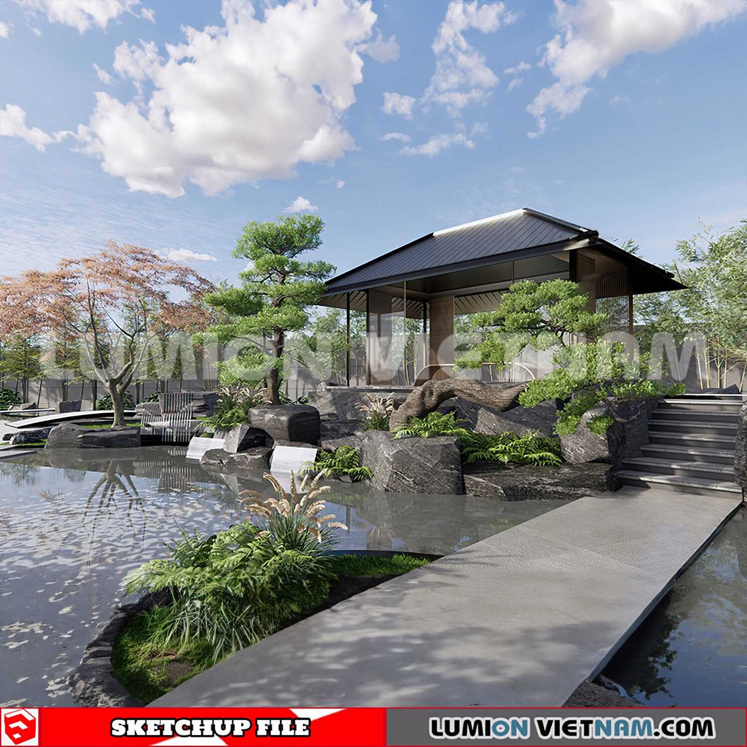 230825-Garden-15-Sketchup-Models