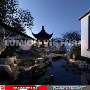 230825. Garden Sketchup Exterior 3D Models