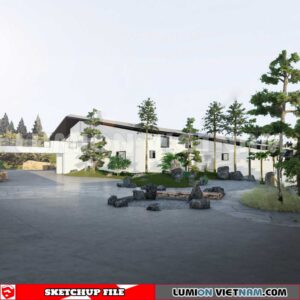 230825. Garden Sketchup Exterior 3D Models