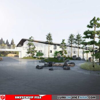 230825. Garden Sketchup Exterior 3D Models