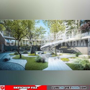 230825. Garden Sketchup Exterior 3D Models