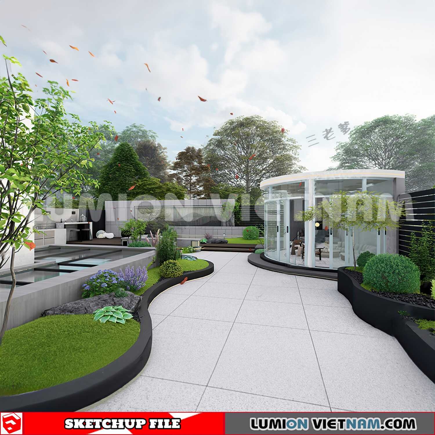 230825-Garden-34-Sketchup-Models