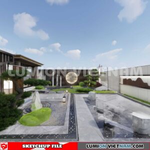 230825. Garden Sketchup Exterior 3D Models