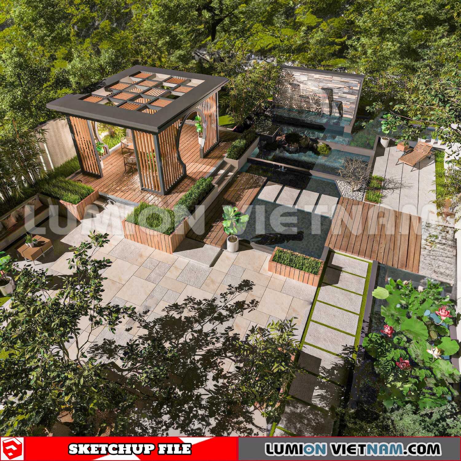 230825-Garden-5-Sketchup-Models
