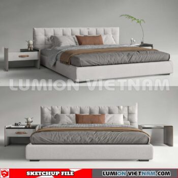 230210. Bed Sketchup 3D Models