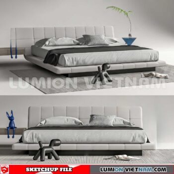 230210. Bed Sketchup 3D Models