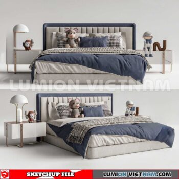 230210. Bed Sketchup 3D Models