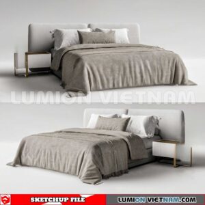 230210. Bed Sketchup 3D Models