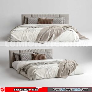 230210. Bed Sketchup 3D Models