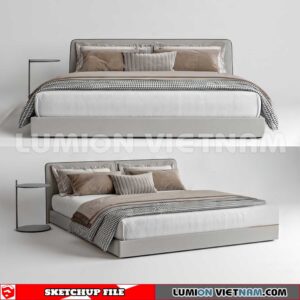 230210. Bed Sketchup 3D Models