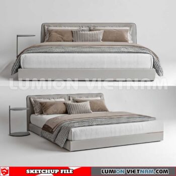 230210. Bed Sketchup 3D Models