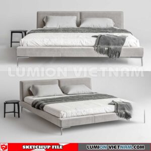 230210. Bed Sketchup 3D Models
